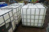 6 IBX 1000 LITRE CONTAINERS - 2