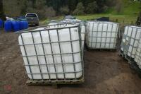 6 IBX 1000 LITRE CONTAINERS - 3