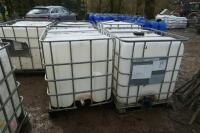 6 IBX 1000 LITRE CONTAINERS - 4