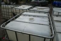 6 IBX 1000 LITRE CONTAINERS - 7