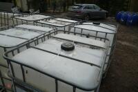 6 IBX 1000 LITRE CONTAINERS - 11