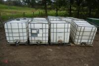 6 IBX 1000 LITRE CONTAINERS - 13