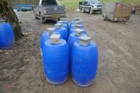 10 BLUE BARREL FEEDERS - 6