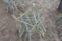 GALVANISED BLUE BARREL FEEDER STANDS - 5