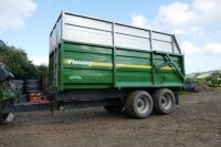 2019 FLEMING TR12 12T TWIN AXLE SILAGE TRAILER - 4
