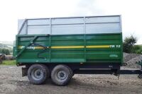 2019 FLEMING TR12 12T TWIN AXLE SILAGE TRAILER - 8