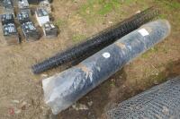 3 ROLLS OF UNUSED C-FLEX PLASTIC NETTING - 2