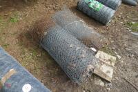 3 PART ROLLS OF USED POULTRY NETTING - 2