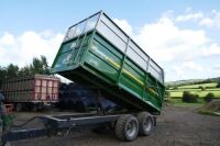 2019 FLEMING TR12 12T TWIN AXLE SILAGE TRAILER - 2