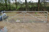 15' GALVANISED FEED GATE