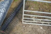 15' GALVANISED FEED GATE - 2