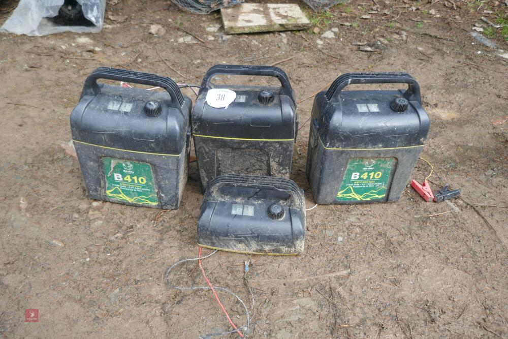 3 MVF B410 ELECTRIC FENCE UNITS (S/R)