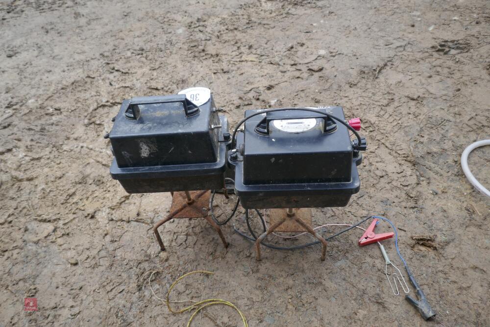 2 FALCON 12V ELECTRIC FENCE UNITS (S/R)