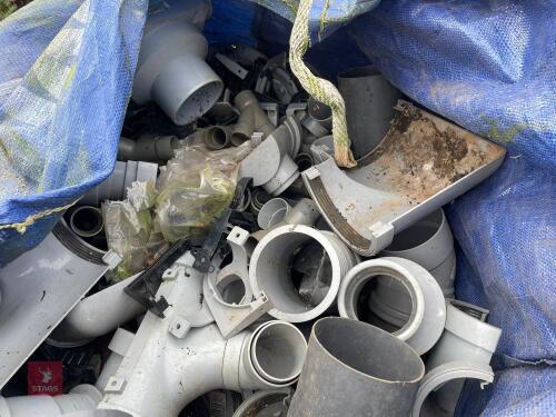 BAG OF GUTTERING/ FITTINGS (11)