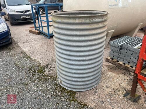 GALVANISED FEED BIN/ WATER BUTT