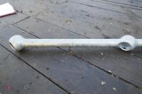 10 GALVANISED BALLAST RAIL POSTS - 4