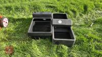 2 WATER TROUGHS - 4