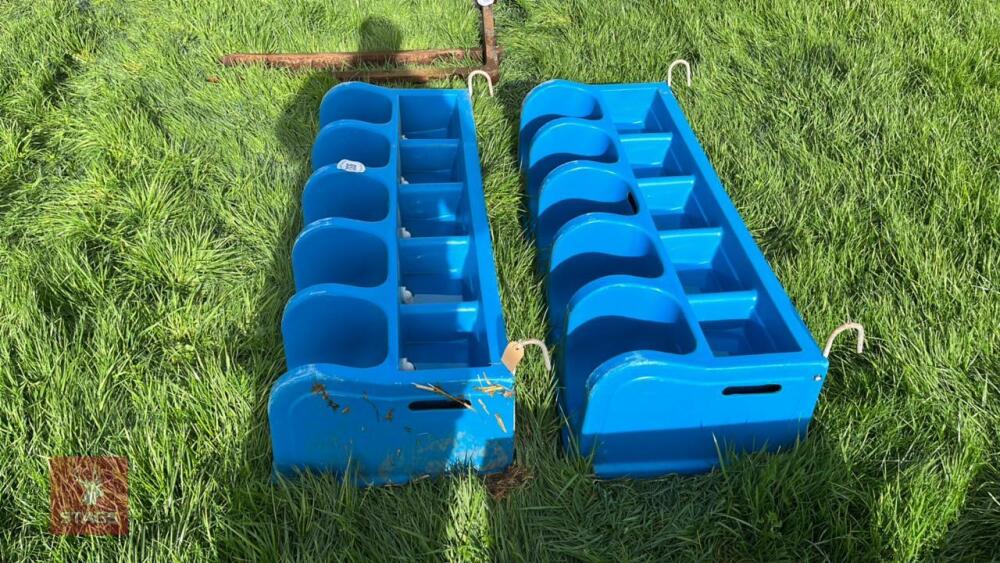 2 WYDALE 5 TEAT CALF FEEDERS