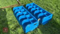 2 WYDALE 5 TEAT CALF FEEDERS - 8