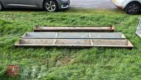 3 GROUND FEED TROUGHS - 4