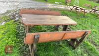 6' WOODEN PINIC BENCH - 4