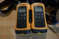 2 MOTOROLA TLKR 2 WAY RADIOS - 2