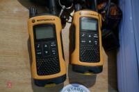 2 MOTOROLA TLKR 2 WAY RADIOS - 2