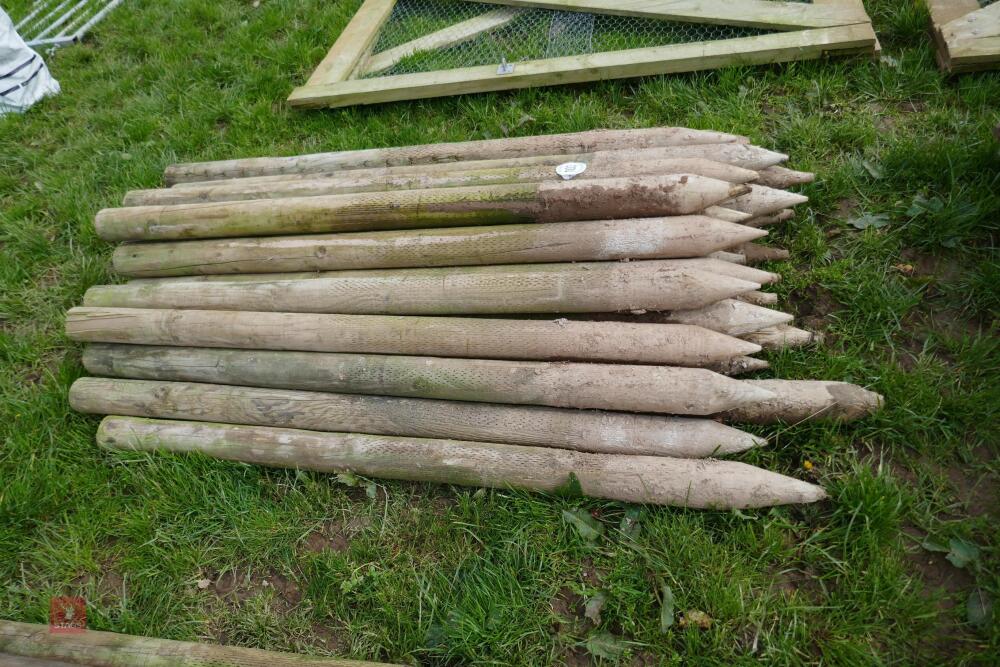 31 WOODEN 5'6'' LONG STAKES