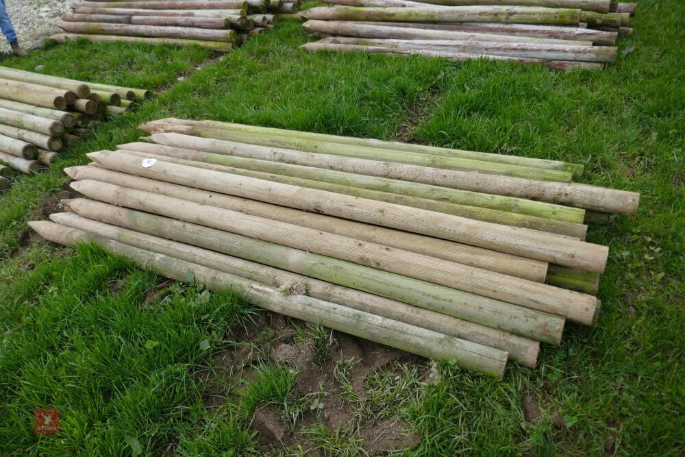 30 WOODEN 8' LONG STAKES