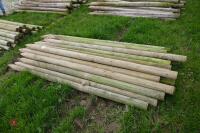 30 WOODEN 8' LONG STAKES