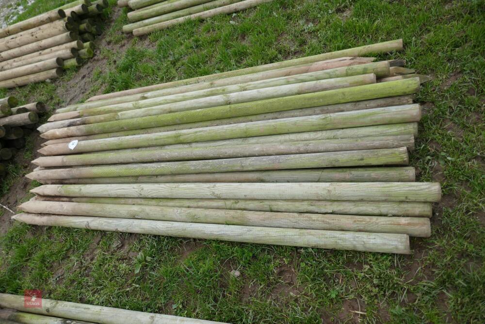 30 WOODEN 8' LONG STAKES