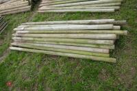 30 WOODEN 8' LONG STAKES