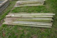 30 WOODEN 8' LONG STAKES