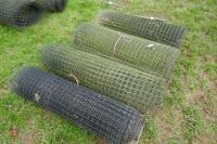 4 ROLLS OF PLASTIC JUMBO NETTING WIRE - 3