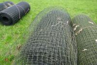 2 ROLLS OF PLASTIC JUMBO NETTING WIRE - 6