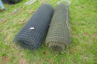 2 ROLLS OF PLASTIC JUMBO NETTING WIRE - 4