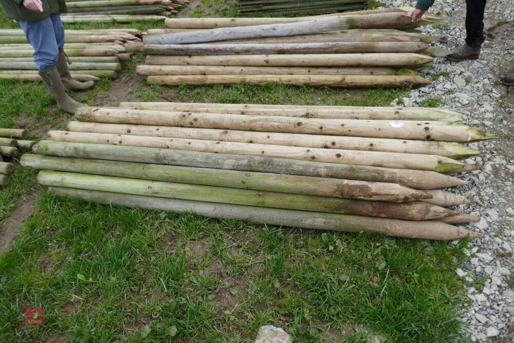 30 WOODEN 8' LONG STAKES