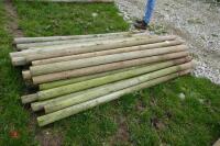 30 WOODEN 8' LONG STAKES