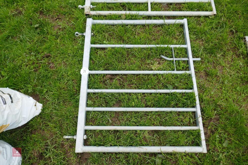 3' GALVANISED 7 BAR GATE