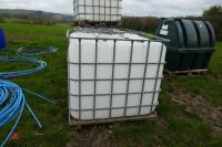 2 1000 LITRE IBC TANKS - 2