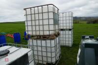 2 1000 LITRE IBC TANKS - 2