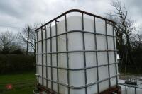 2 1000 LITRE IBC TANKS - 6