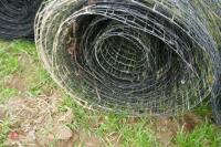 3 ROLLS OF PLASTIC JUMBO NETTING WIRE - 5