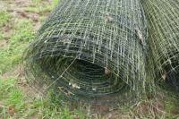 3 ROLLS OF PLASTIC JUMBO NETTING WIRE - 9