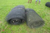 2 ROLLS OF PLASTIC JUMBO NETTING WIRE - 2