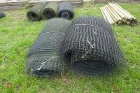 2 ROLLS OF PLASTIC JUMBO NETTING WIRE - 6