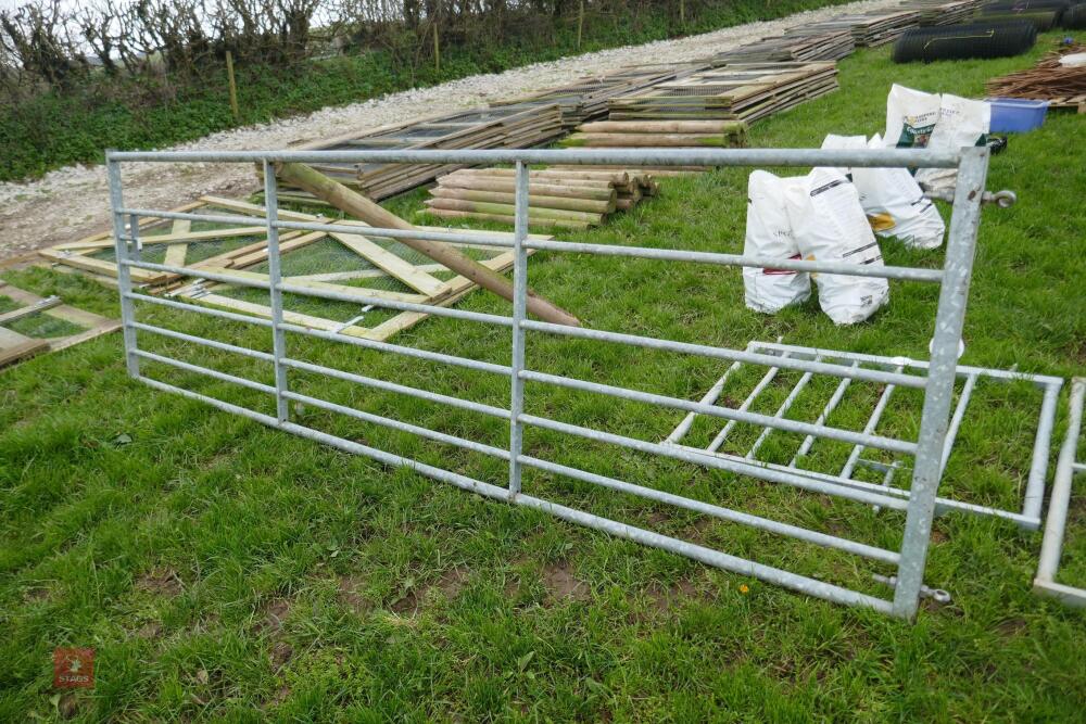 12' GALVANISED 7 BAR HD FIELD GATE