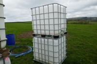 2 1000 LITRE IBC TANKS - 2