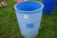 200 LITRE BLUE BARREL HEADER TANK - 2