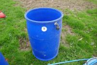 200 LITRE BLUE BARREL HEADER TANK